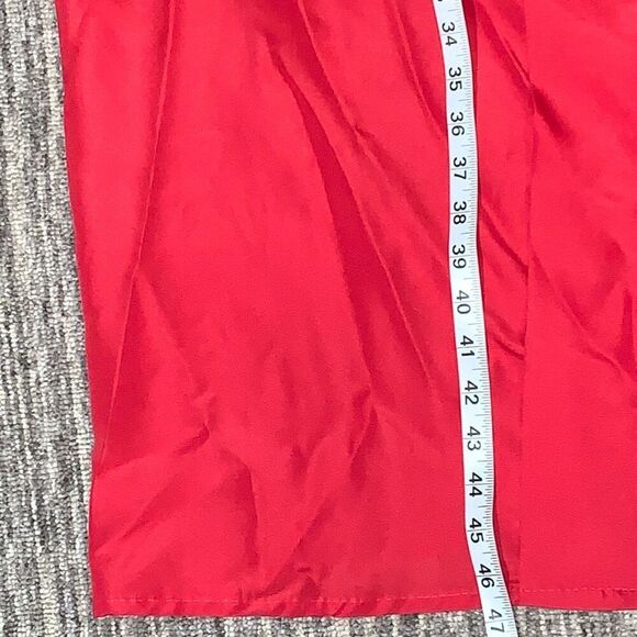 Jostens Unisex Size 5'04"-5'06" Graduation Robe Gown Red Full Zip Front Flowy - Picture 5 of 8